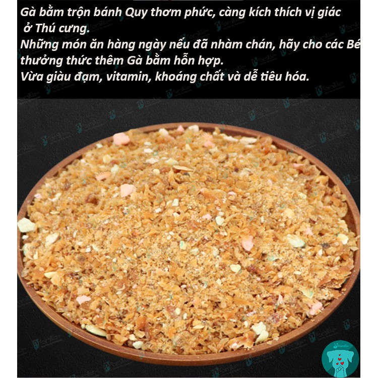 [100% TỪ THỊT TƯƠI]Thức Ăn Bổ Sung JFamille, Gà/ Vịt Thịt Bằm Tổng Hợp, Giàu Dinh Dưỡng và Protein. Gói 100gr. JF106