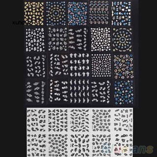 Set 30 Tấm Hình Dán Hoa Trang Trí Móng Tay