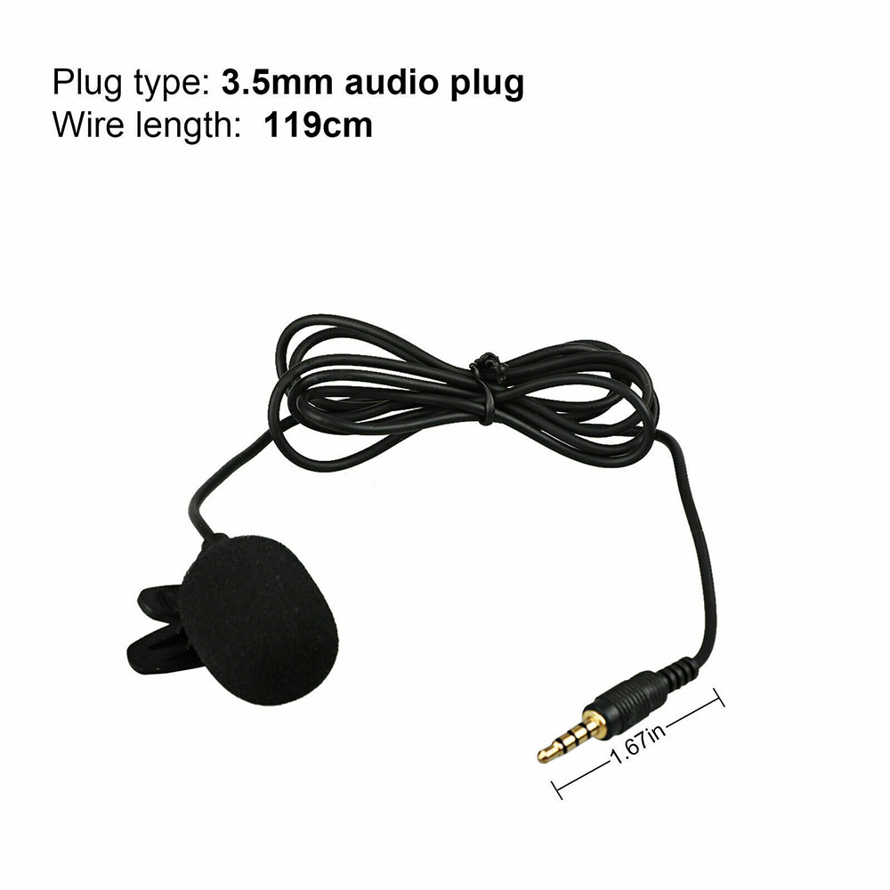 Micro Cài Áo Chốt Cắm 3.5mm Giảm Tiếng Ồn Cho Điện Thoại / Laptop