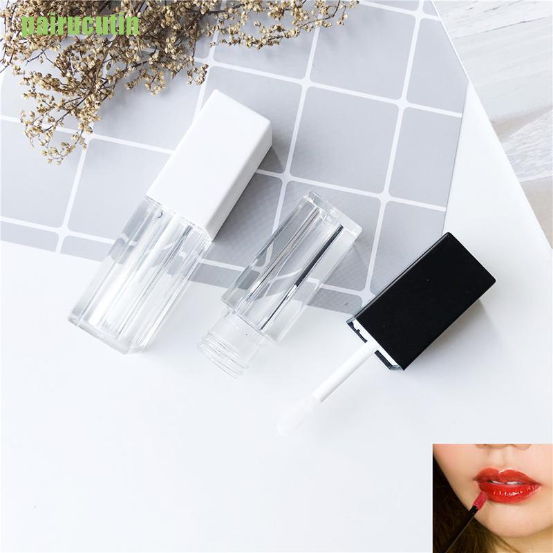 (hàng Mới Về) Ống Rỗng Đựng Son Dưỡng Môi Có Nắp Trong Suốt Tiện Dụng Diy | BigBuy360 - bigbuy360.vn