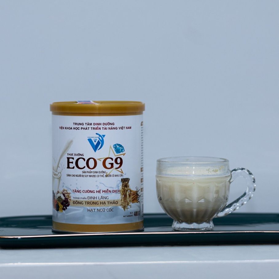 Bột dinh dưỡng THỰC DƯỠNG ECO G9 - Bổ sung dinh dưỡng tăng cường hệ miễn dịch hộp 400g