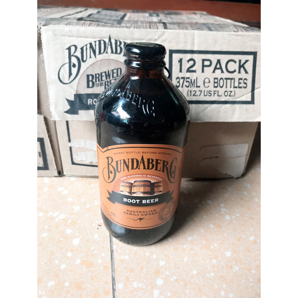 Bia Bundaberg Root Beer – Chai 375ml – Lốc 6 chai