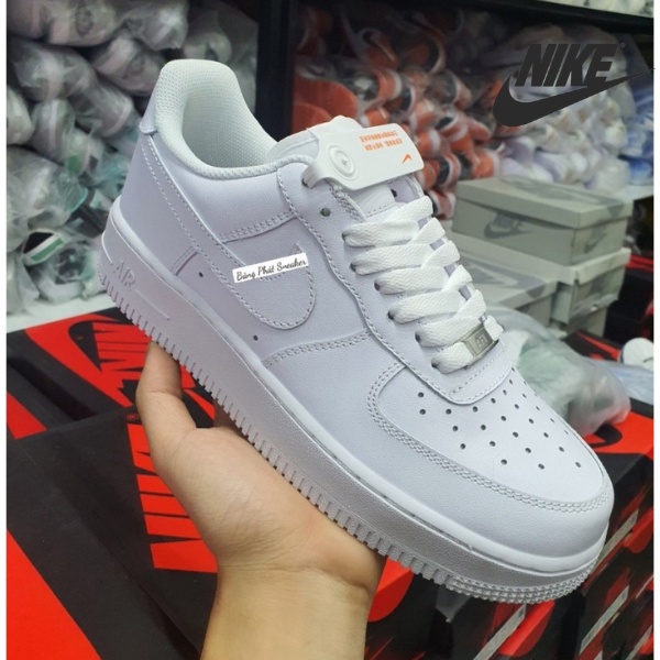 Giày air force 1 đen trắng , af1 vệt đen , giày thể thao nam nữ đế bằng , cổ thấp, bản cao cấp