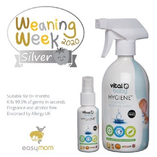 XỊT DIỆT KHUẨN VITAL BABY HYGIENE AQUANT SANITISTING WATER NỘI ĐỊA ANH QUỐC