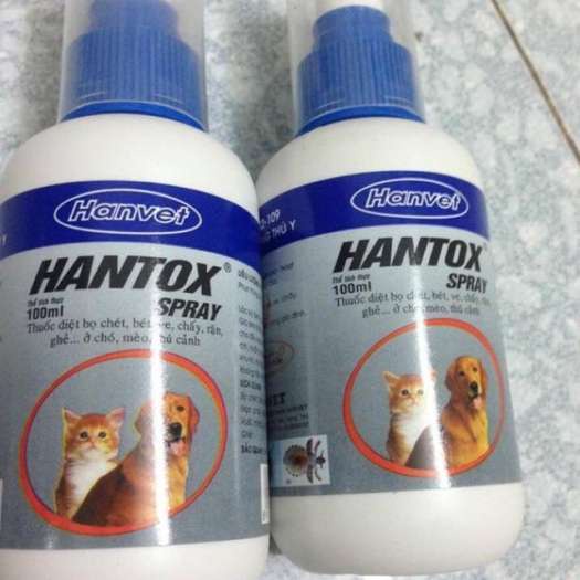 Hantox Spray - Hantox Xịt Ve Bọ Chét Chó Mèo 100ML
