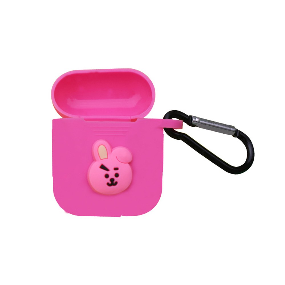 Vỏ Bảo Vệ Hộp Sạc Tai Nghe Không Dây Airpods Hình Bts Bt21 Dễ Thương