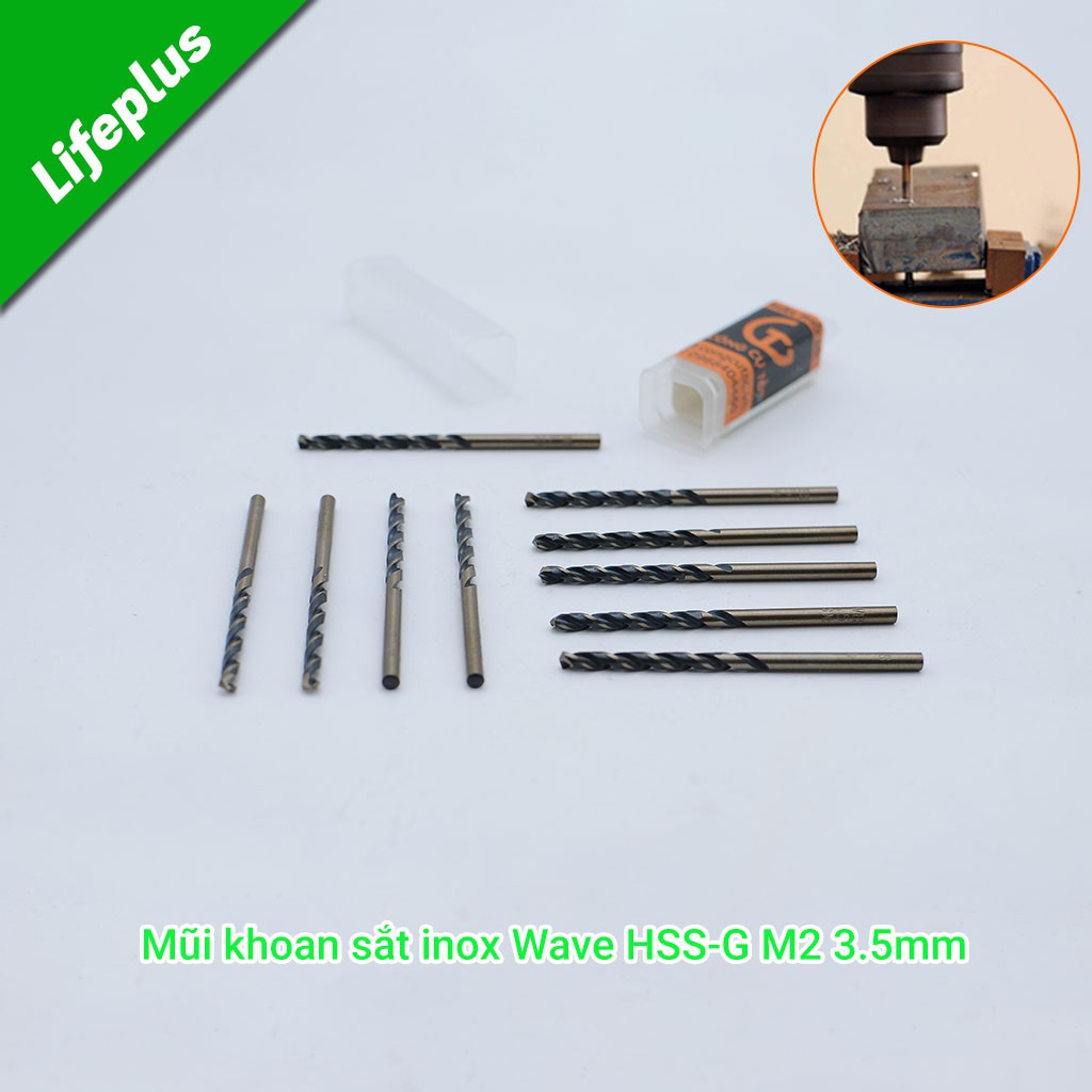 Mũi khoan sắt inox Waves HSS-G M2 ( ∅1.0-3.5mm)