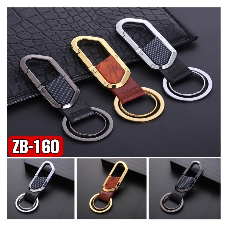Móc khoá ô tô xe máy cao cấp JOBON ZB106A, ZB8780 - Móc chìa khóa đeo đỉa cạp quần.