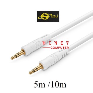 Dây cáp loa 2 đầu jack 3.5 li dài 5m , 10m jsj