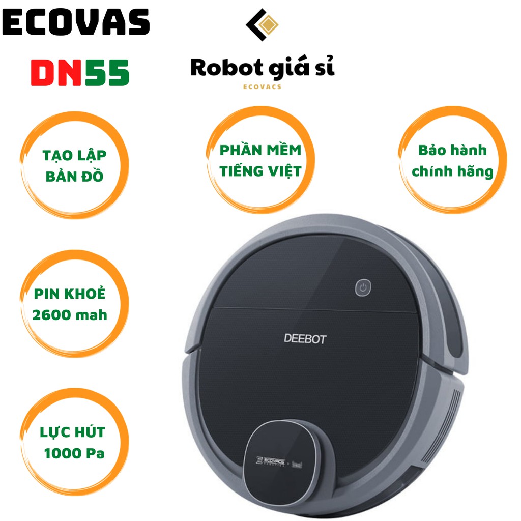 Robot Hút Bụi Ecovacs Deebot DN55 ( ozomo 901)