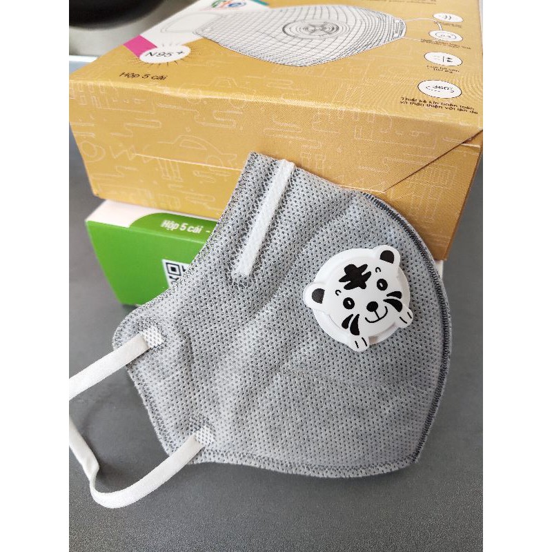 Khẩu trang chống bụi mịn cho trẻ em 3D cao cấp N95+ SafeLife Việt Nam - có màng Carbon | BigBuy360 - bigbuy360.vn