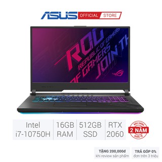 Laptop Asus ROG Strix G17 G712L-VEV055T - Intel Core i7-10750H, 16GB RAM, SSD 512GB, Nvidia GeForce RTX 2060 6GB GDDR6, 17.3 inch