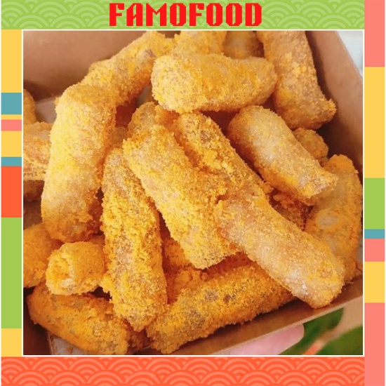 Bánh gạo Tokbokki Hàn Quốc kèm sốt gói vàng Famofood 500g