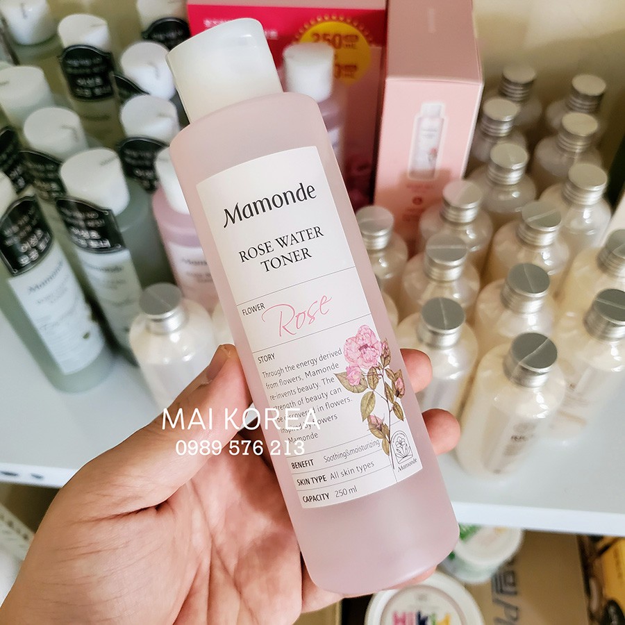 Nước Hoa Hồng Mamonde Rose Water Toner Hàn Quốc