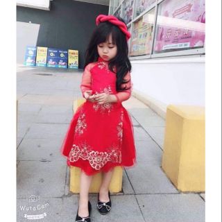 Áo dài cách tân cho bé