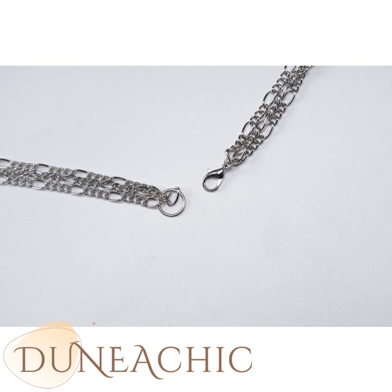 Đầm DUNEA phối dây xích khoét vai phong cách cho nữ