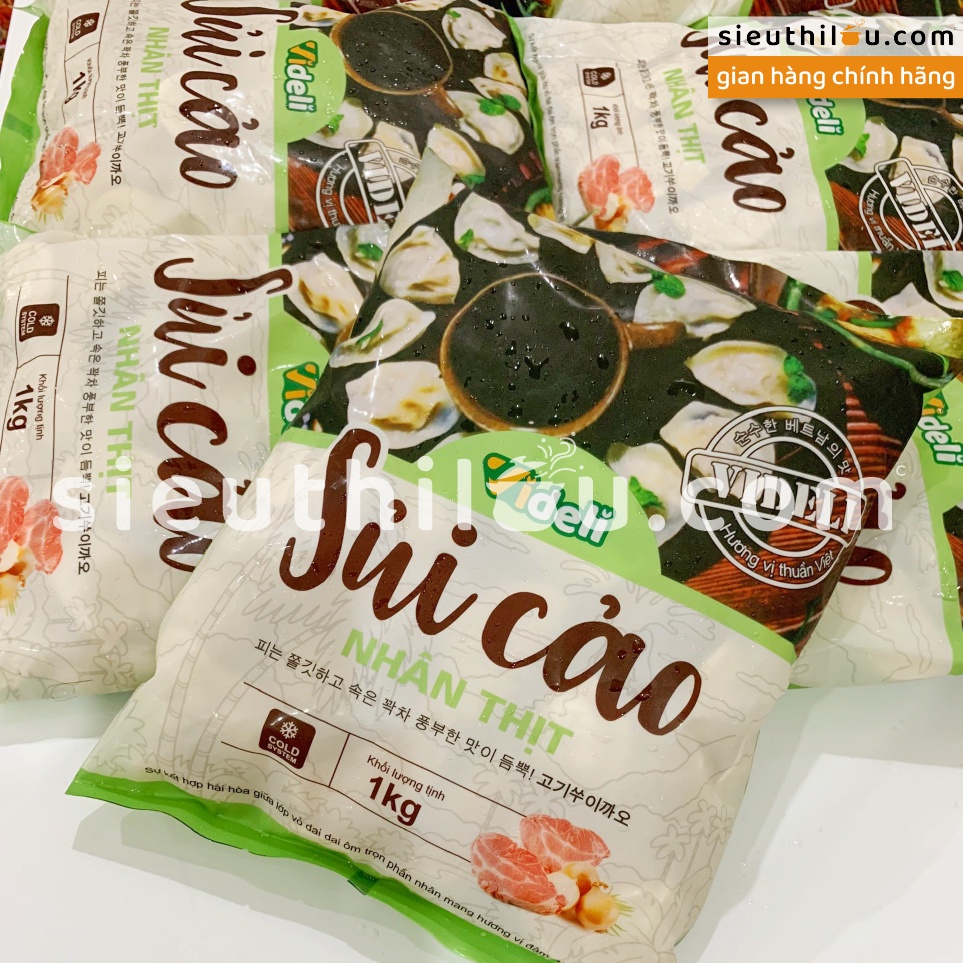 Sủi cảo nhân thịt Videli - Sủi cảo gói 1kg - Siêu Thị Lẩu | BigBuy360 - bigbuy360.vn