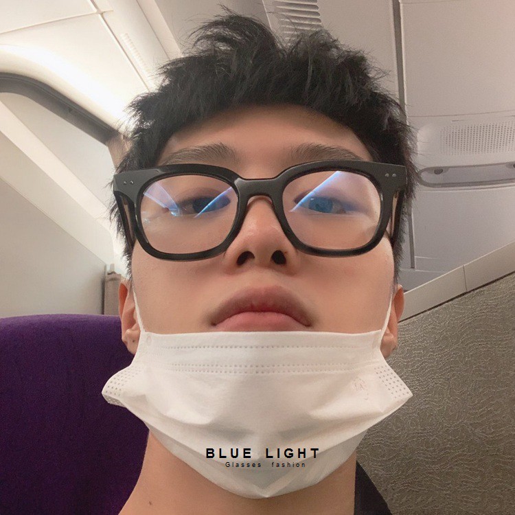 Kính Giả Cận Chống Ánh Sáng Xanh, Gọng Kính Cận Nam Nữ V Dáng Nhỏ Khung Dày Không Độ Hàn Quốc - BLUE LIGHT SHOP | BigBuy360 - bigbuy360.vn