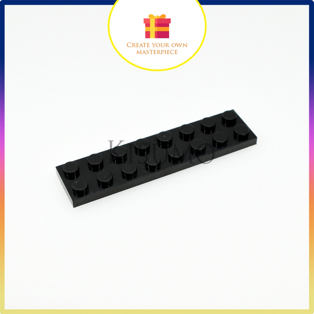 Đồ chơi giáo dục lắp ráp   logo moc combo 5 gạch dẹt 2x8 nhiều màu b9 3034