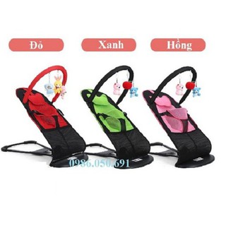 Ghế Rung Nhún Chân Thẳng Cao Cấp Tặng Kèm Gối Đầu Đồ Chơi Cho Bé