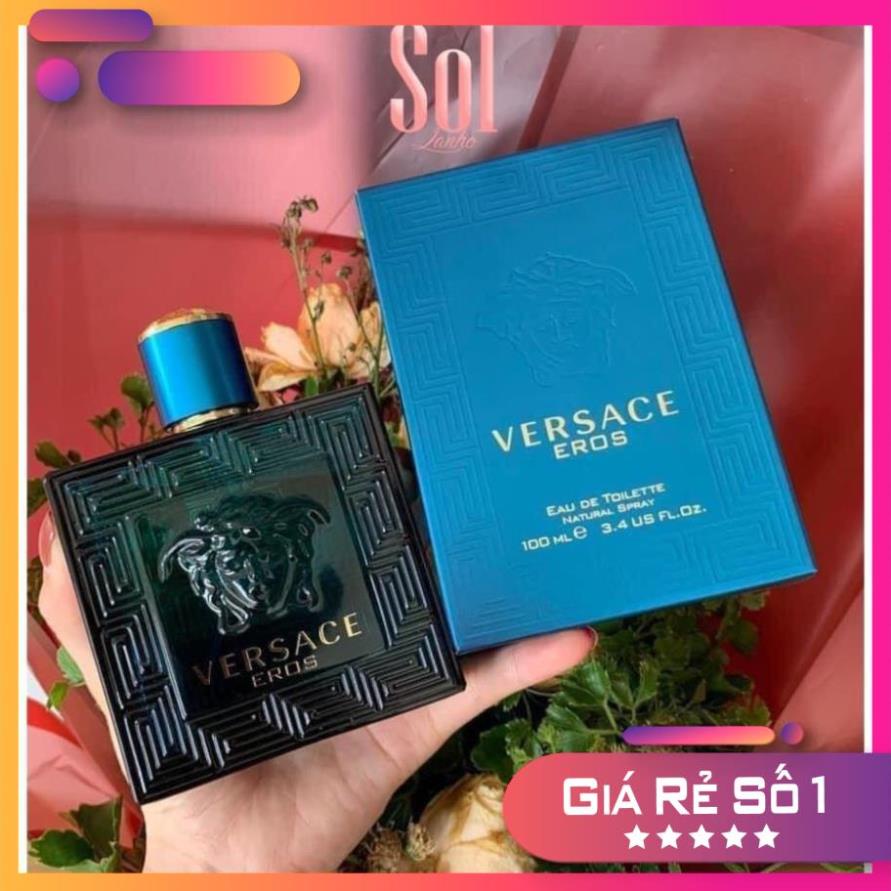 12[CHÍNH HÃNG] -[FREESHIP] - Nước hoa nam VERSACE EROS EDT 100ml Full Seal MÙI THƠM LÂU | Thế Giới Skin Care