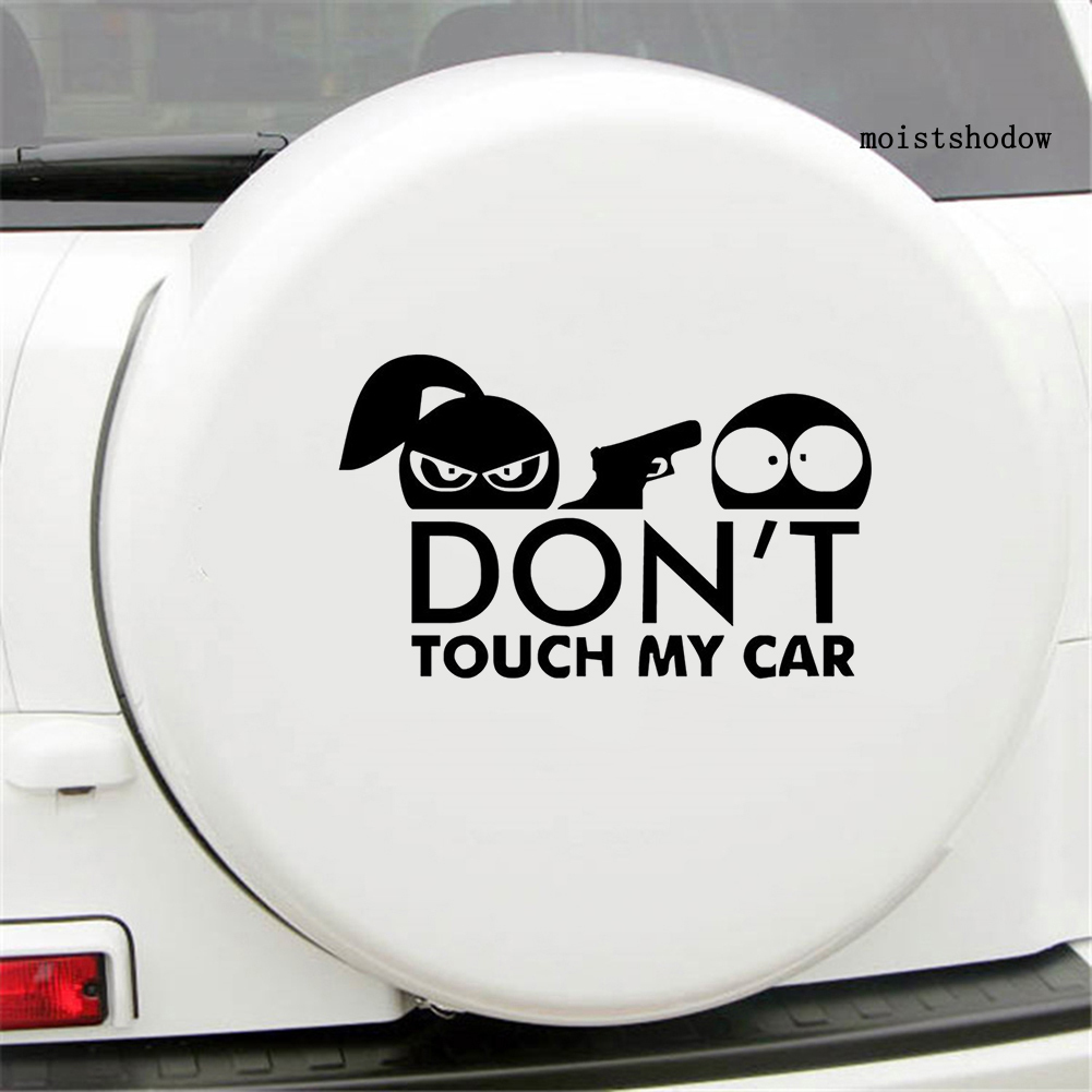 Sticker Dán Xe Hơi Chữ Don 't Touch My Car