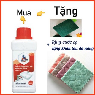 TẨY SỨ, SEN VÒI INOX SABO SI