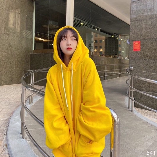 Áo nỉ hoodie nữ, áo hoodie trơn 5411