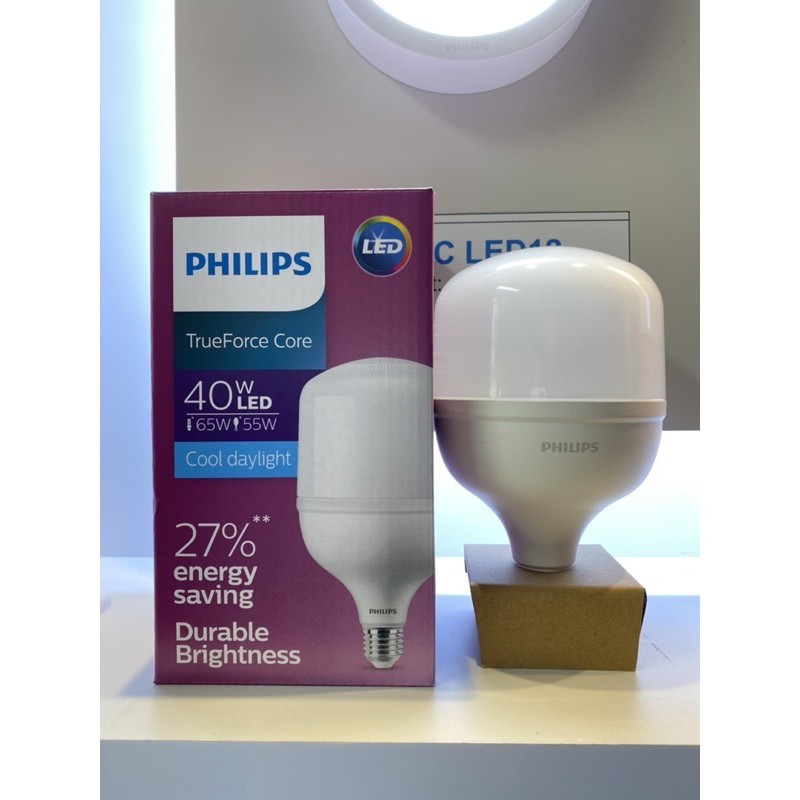 Bóng đèn Philips LED Trụ TForce core 40W HB E27- Ánh sáng trắng/ Ánh sáng vàng | BigBuy360 - bigbuy360.vn