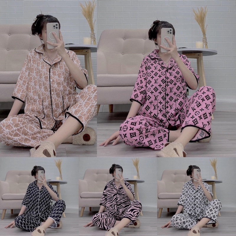 pijama cánh dơi tay lững quần dài