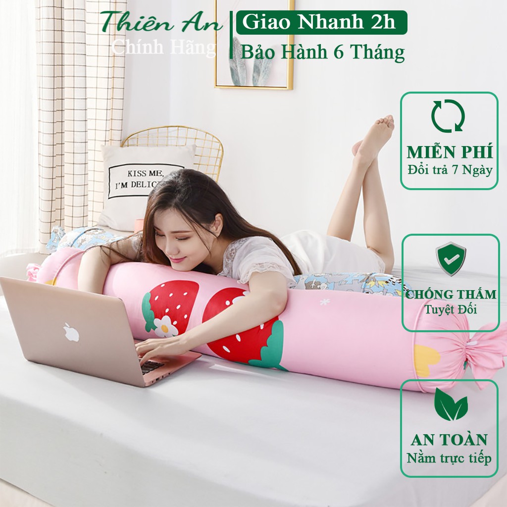 Vỏ gối ôm - chất liệu chống thấm cotton Thiên An