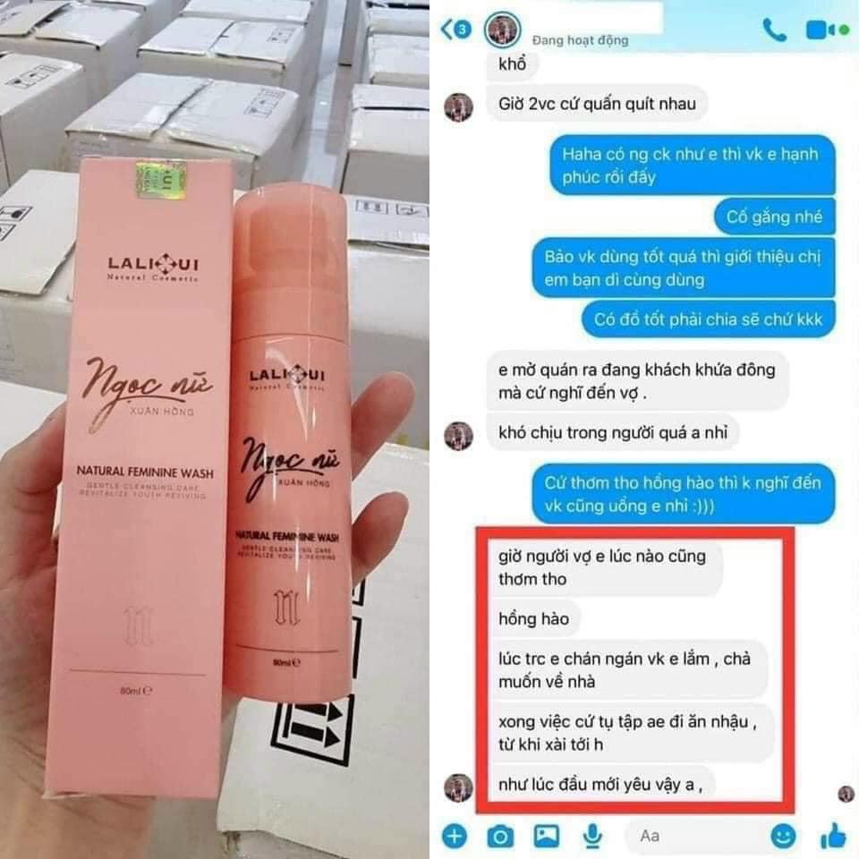 MUA 1 TẶNG 1 - Dung Dịch Vệ Sinh Cao Cấp NGỌC NỮ XUÂN HỒNG, Trẻ Hoá Cô Bé