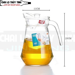 Bình Thủy Tinh Quai Rót Eo DELI YZH-1 1.3 LÍT