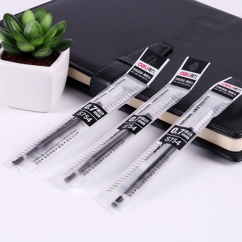 1 Ruột Bút Gel Thay Thế 0.7mm Cho Bút Bấm S02 S754