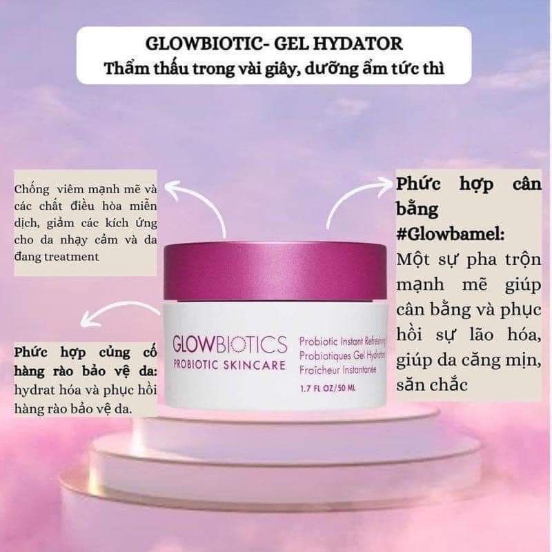 KEM GLOWBIOTIC GEL HYDRATOR CẤP ẨM  TÁI TẠO PHỤC HỒI DA