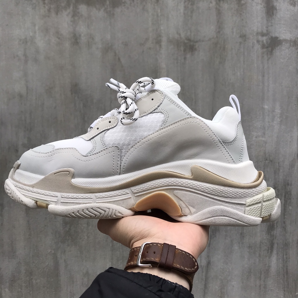 Giày Thể Thao Balenciaga trip s & GIÀY THỂ THAO SNEAKER NAM NỮ MÀU full trắng