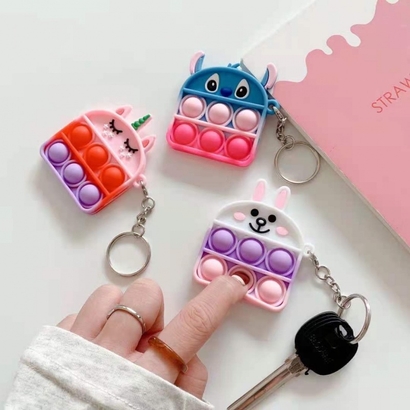 Mới Đồ Chơi Nắn Bóp Hình Pikachu / Ngựa Một Sừng Mini Giúp Giảm Căng Thẳng