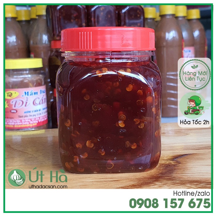 Tương Ớt Xào Quảng Ngãi Hủ 240gr Món Gia Vị Cay Cay Thơm Mùi Ớt Đặc Trưng Của Miền Trung - Út Hà Đặc Sản