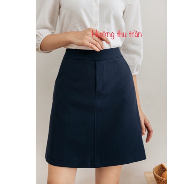 Chân váy chữ a khoá giả túi chéo, chân váy công sở
