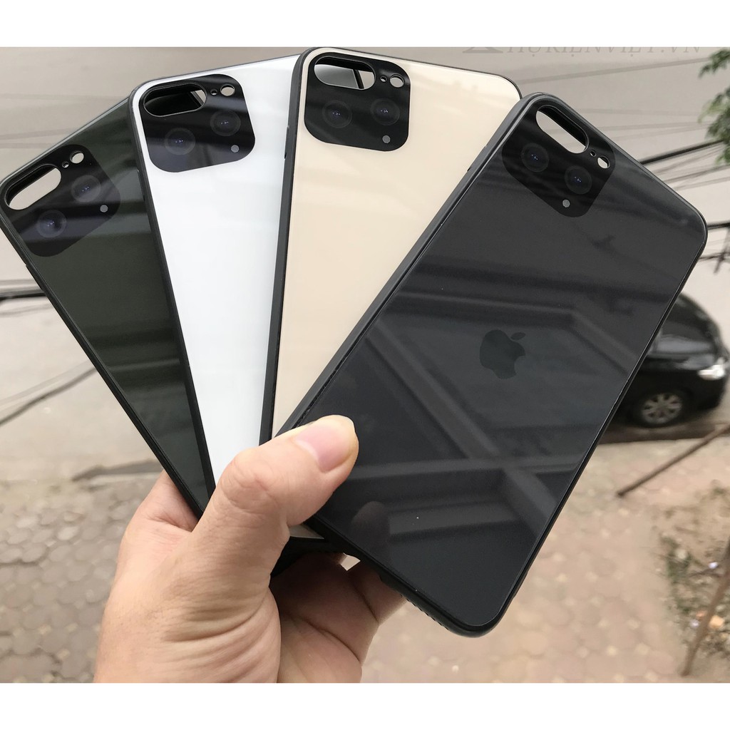 Ốp lưng kính giả iphone 11 cho iphone 6/6plus/6s/6s plus/6/7/7plus/8/8plus/x/xs/xs max/11/11 pro/11 promax | BigBuy360 - bigbuy360.vn