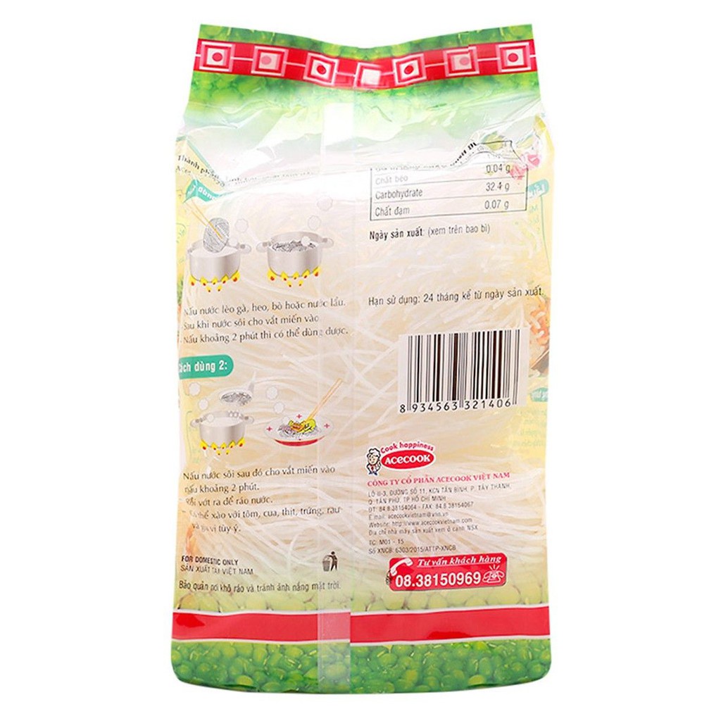 Miến Phú Hương Yến Tiệc Gói 210g