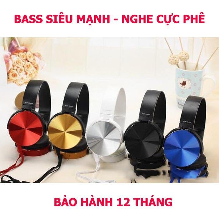 Tai nghe XB 450 Ap Extra Bass với chất âm trầm ấm thích hợp với đa số người nghe phổ thông. Giá cả hợp lý, màu sắc thời