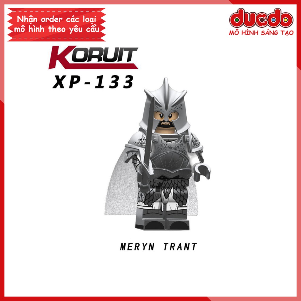 Minifigures lính trung cổ Trò chơi vương quyền - Đồ chơi Lắp ghép Xếp hình Mini Game of Thrones Koruit Mô hình KT1019