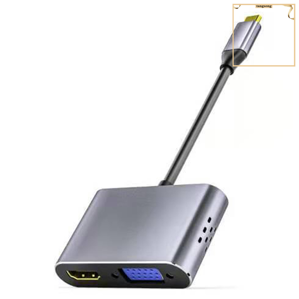 Bộ Chuyển Đổi Cổng Type-C Sang Vga Pd Usb 3.0 5 Trong 1 | BigBuy360 - bigbuy360.vn