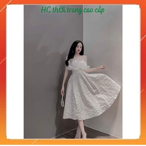 ঔৣĐầm xòe 2 dây ngọc _ Váy thiết kế 2 dây cao cấpঔৣ