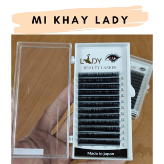 Mi Khay Lady Độ Cong CC/0.07/0.10/0.12 Volumn Classic Tạo Fan Nối Mi Đủ Các Độ Dày Dài