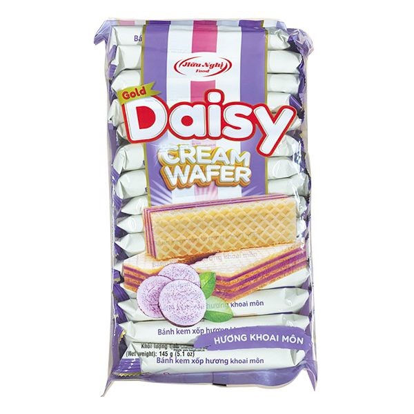 Bánh Kem Xốp Daisy Khoai Môn Và Hương Cốm Gói 145G