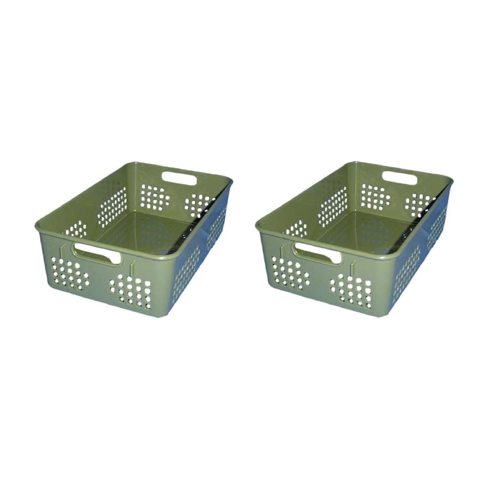 Daiso Giỏ Quick Basket B5 Size Tkhaki