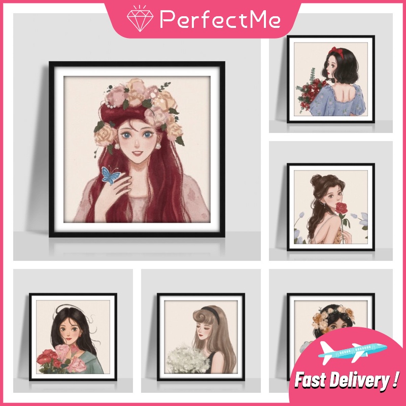 Bộ tranh đính đá 5D DIY họa tiết hoạt hình Disney độc đáo