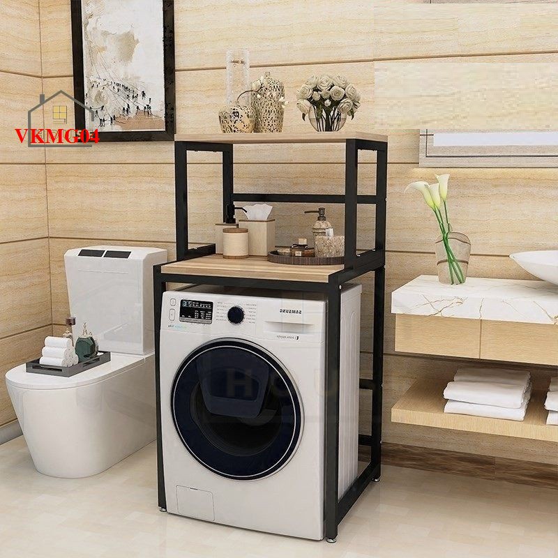 Kệ sau máy giặt 2 tầng tiết kiệm không gian VKMG04 - Nội thất lắp ráp Viendong Adv | BigBuy360 - bigbuy360.vn